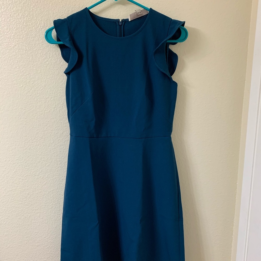 Blue Loft Dress NWOT